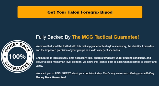 Talon Foregrip Bipod Review – Best Foregrip and Bipod Combo?