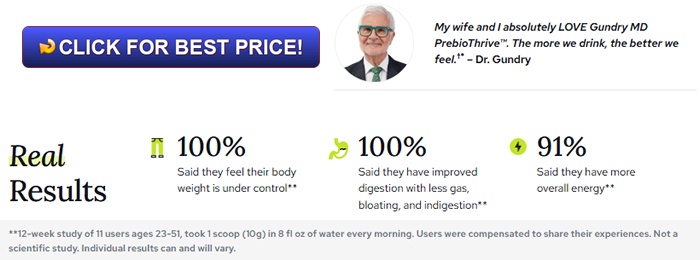 Gundry MD PrebioThrive Review & Reviews | Top Prebiotic Supplement