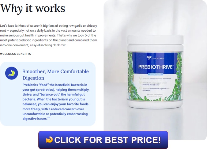Gundry MD PrebioThrive Review & Reviews | Top Prebiotic Supplement