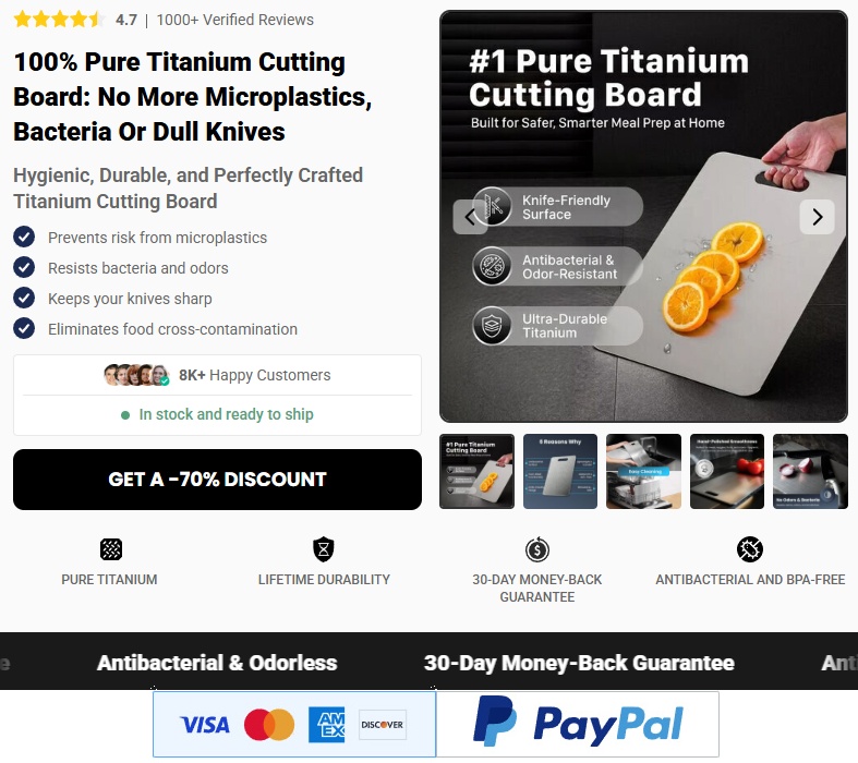 Katuchef Titanium Cutting Board – Legit Review & Buyer Insights