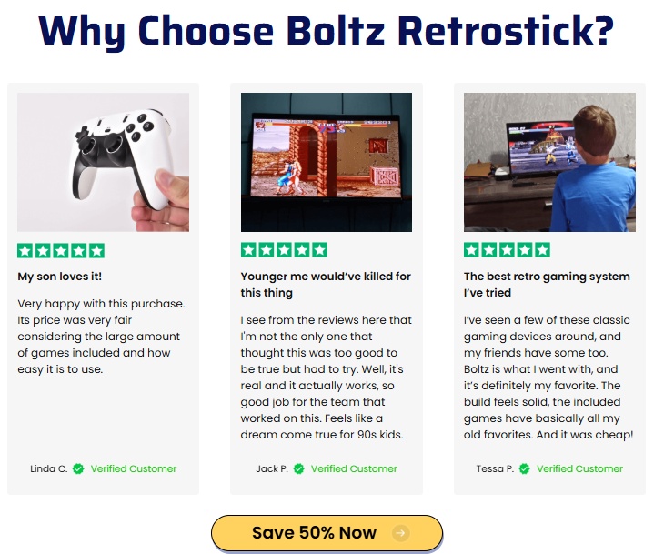 Boltz Retro Stick Review: Scam or Legit? Customer Reviews